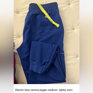 Electric blue zamora jogger size medium